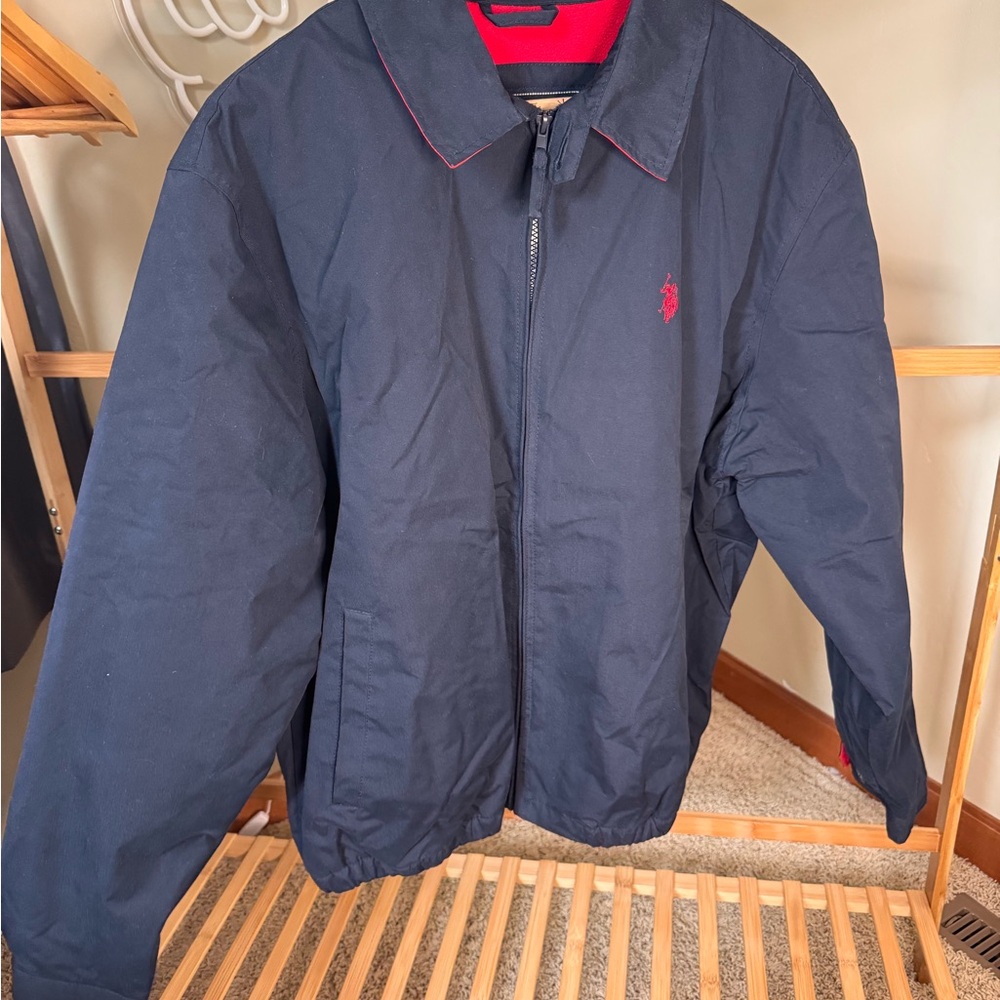 U.S. Polo Assn. Men's Navy Windbreaker